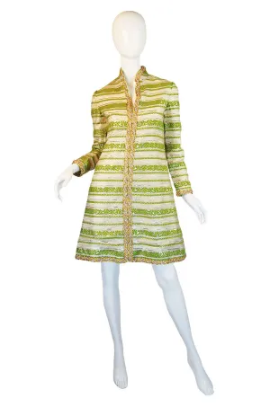 1960s Brocade Oscar De La Renta Dress
