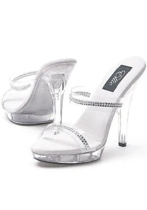 5 Heel Rhinestone Sandal.