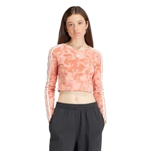 adidas Women AOP 3-Stripes Crop Top | IY0779