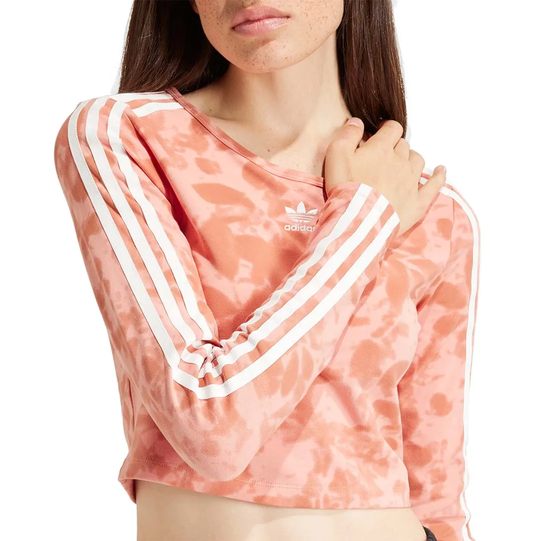 adidas Women AOP 3-Stripes Crop Top | IY0779