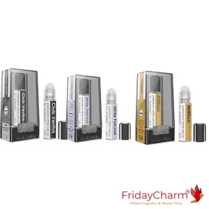 Al Aswad  Roll On Attar (Pack of 3 Club Ventus , White Pathcholi , Million )