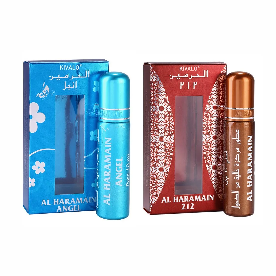 Al Haramain Anjel & 212 Roll On Attar Pack of 2 x 10ml