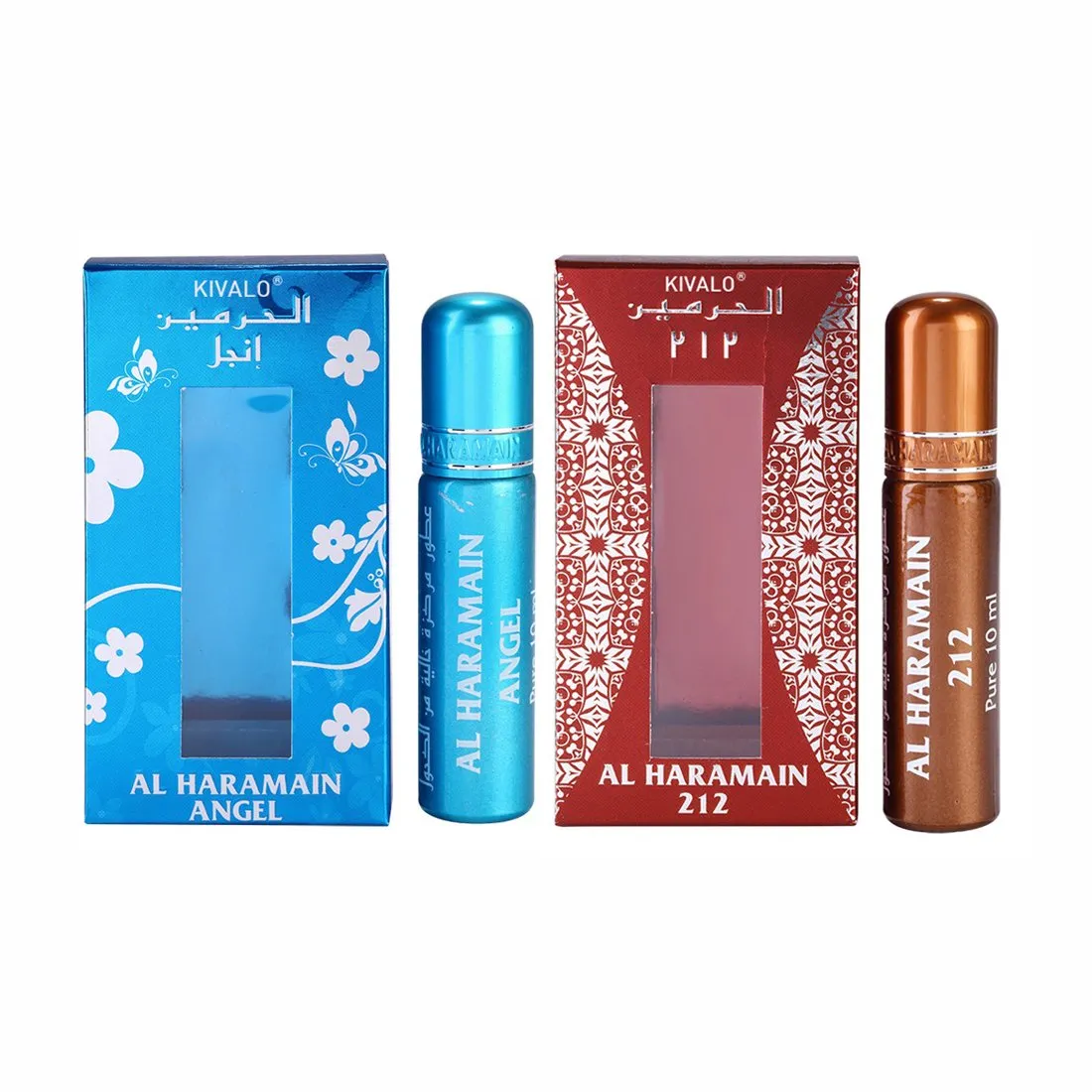 Al Haramain Anjel & 212 Roll On Attar Pack of 2 x 10ml