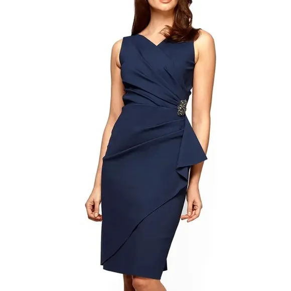 Alex EVENINGS SIDE RUCHED DRESS 🌺IN STORES🌺