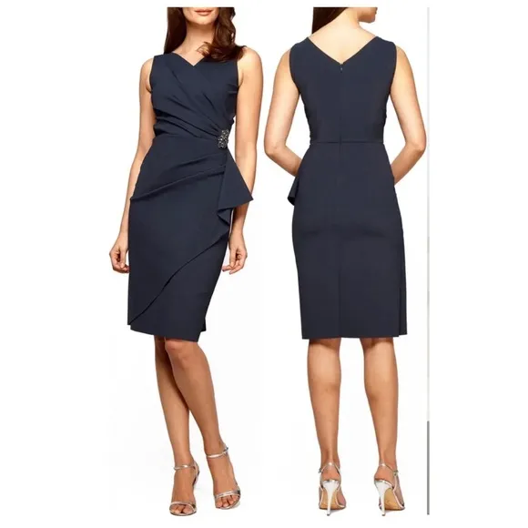 Alex EVENINGS SIDE RUCHED DRESS 🌺IN STORES🌺