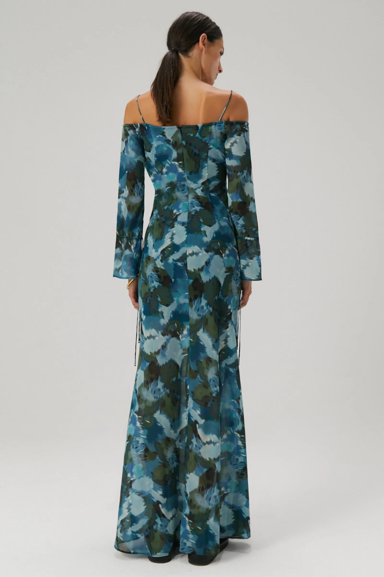 ARACELY GEORGETTE MAXI DRESS