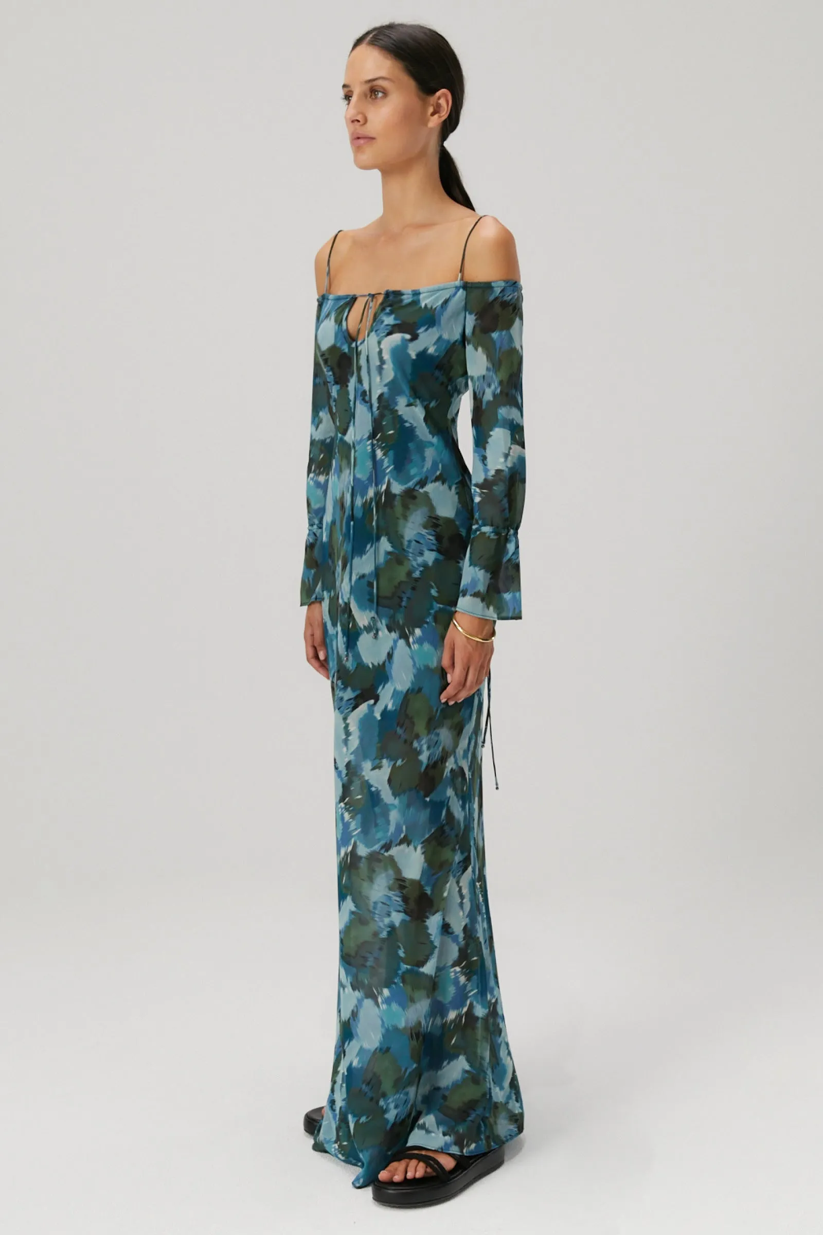 ARACELY GEORGETTE MAXI DRESS