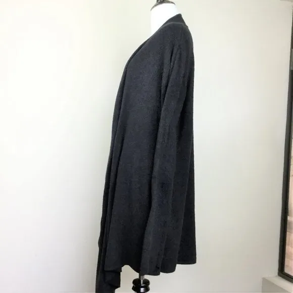 Barefoot Dreams Black Bamboo Chic Lite Cardigan l/xl