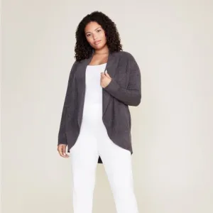 Barefoot Dreams CozyChic Lite Circle Cardigan in Carbon Size XS/S