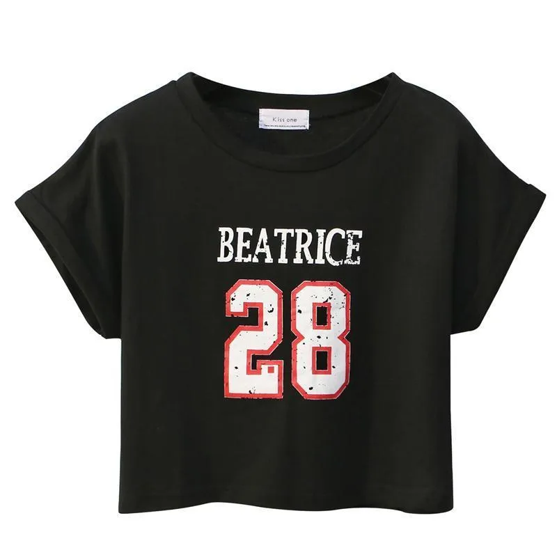 'BEATRICE 28' Crop T-Shirt