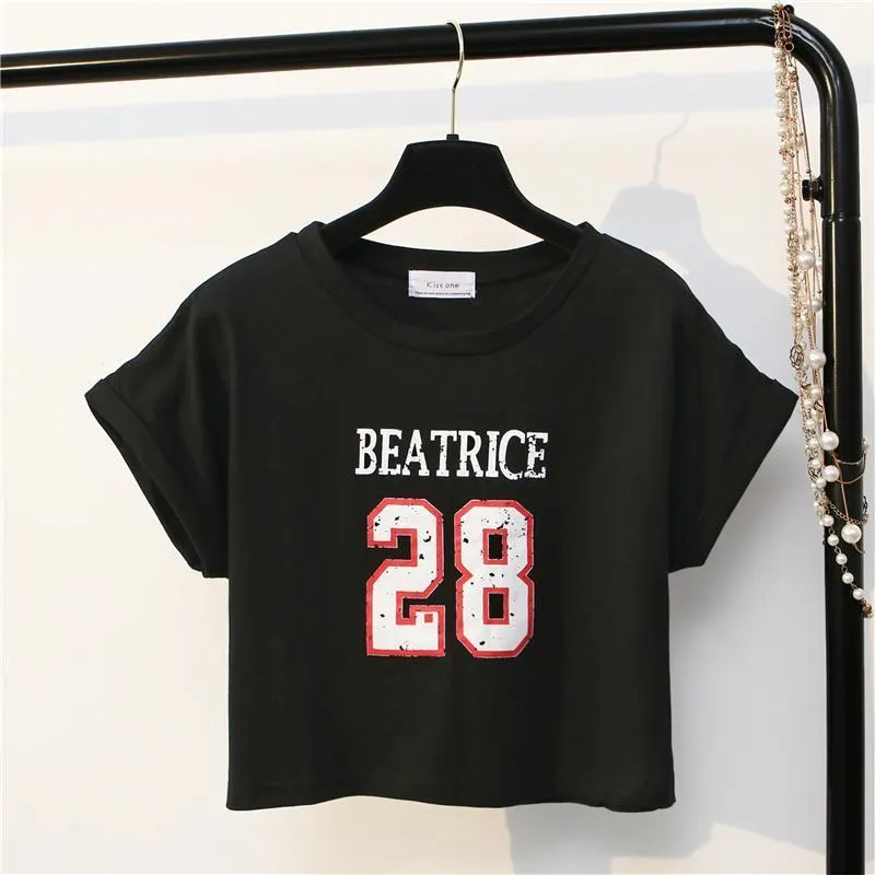 'BEATRICE 28' Crop T-Shirt