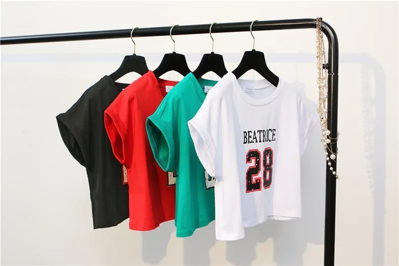'BEATRICE 28' Crop T-Shirt