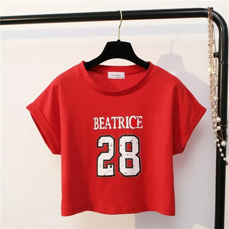 'BEATRICE 28' Crop T-Shirt