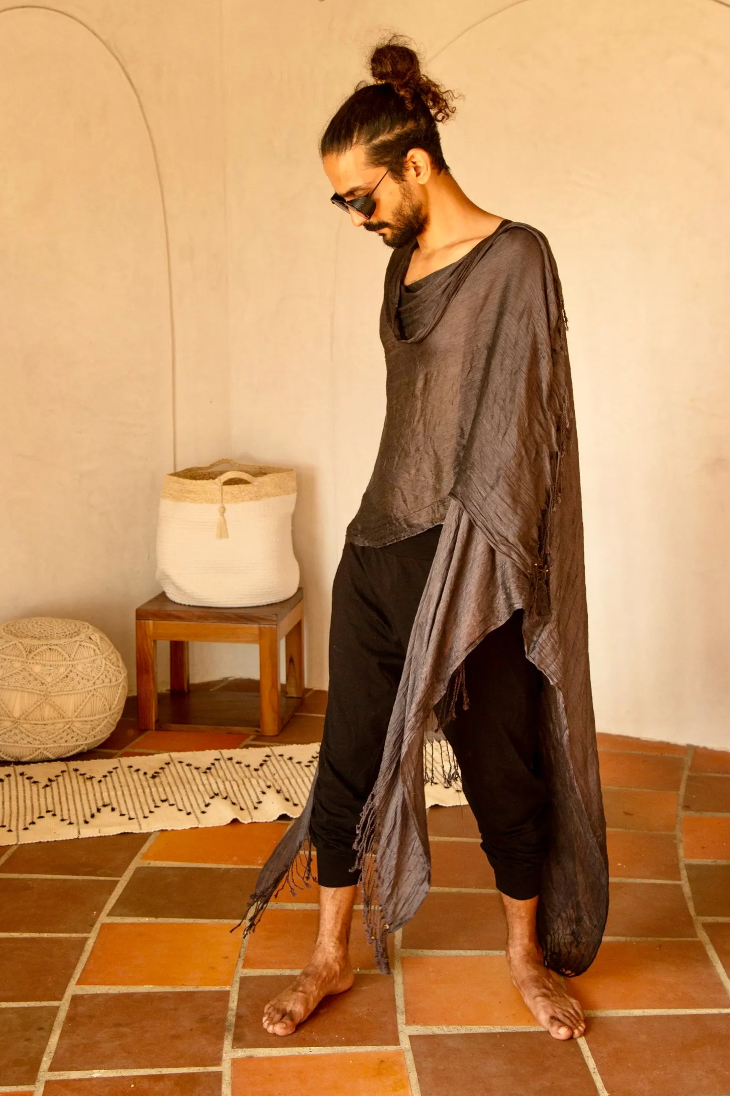 Black Skinny Wander Pant | Him