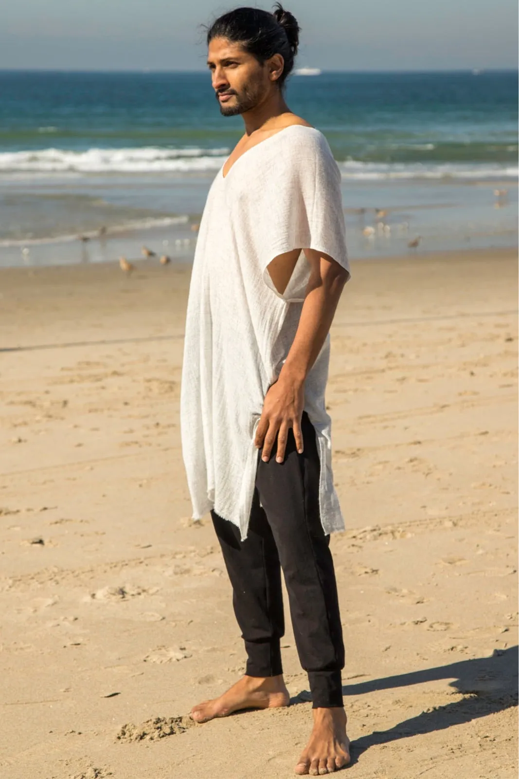 Black Skinny Wander Pant | Him