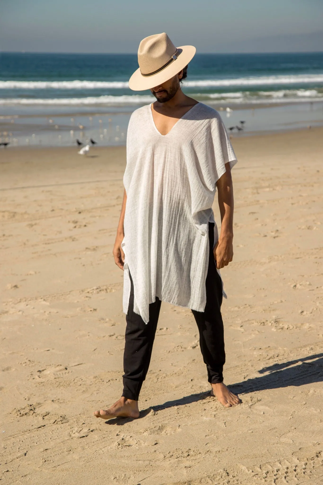 Black Skinny Wander Pant | Him