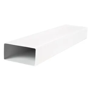 Blauberg Flat Plastic Ducting 220x90mm - 2m long
