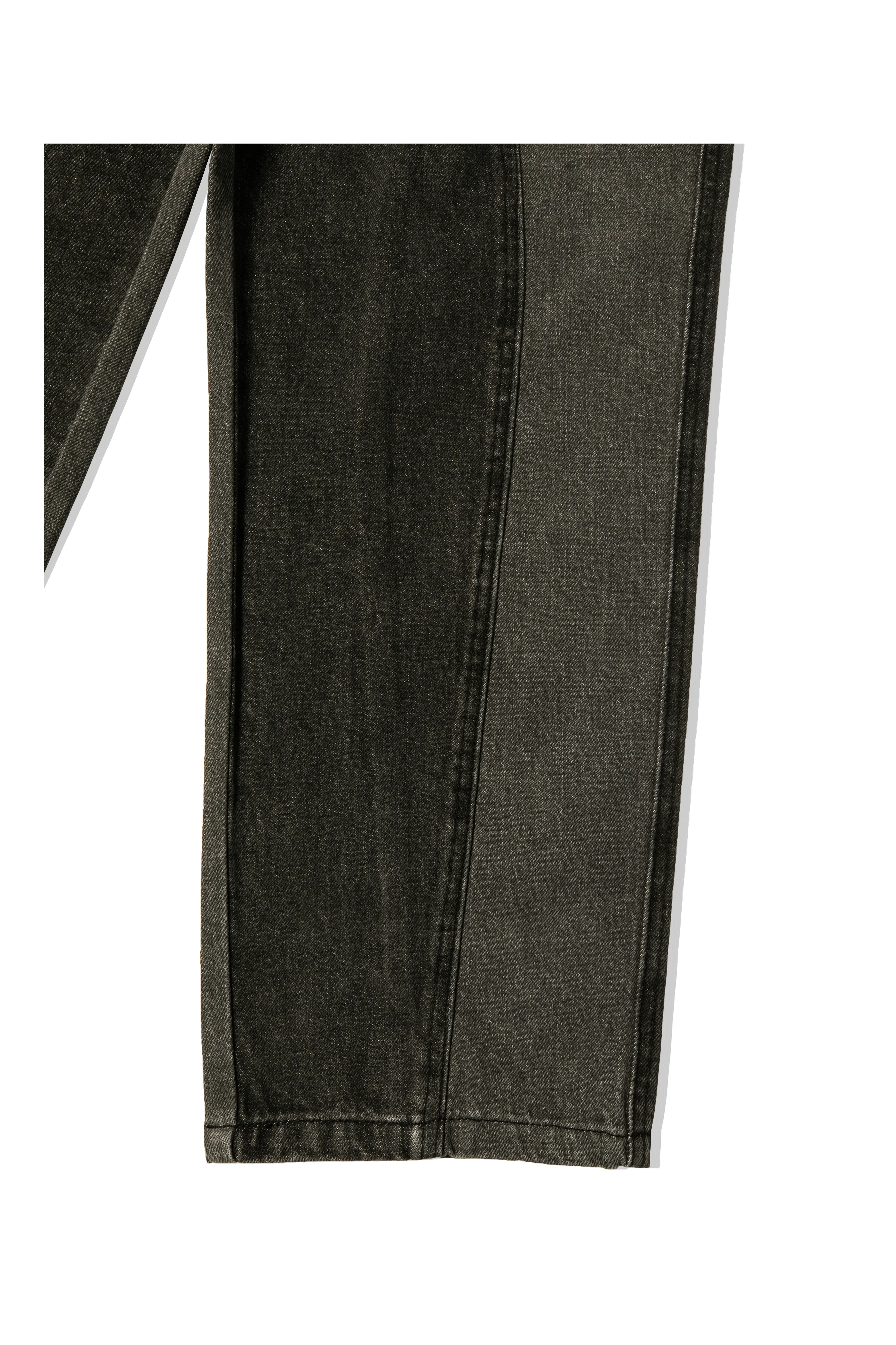 Blocked Relaxed Denim Pants
