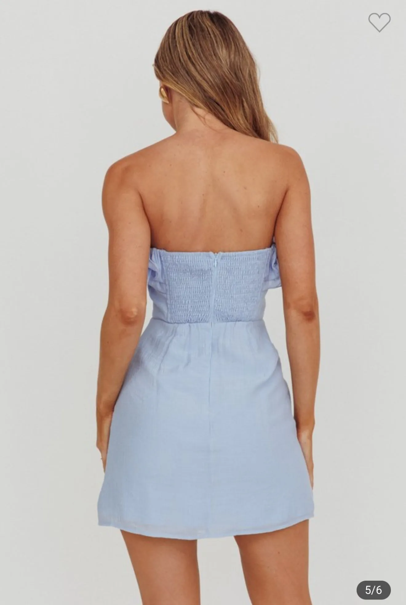 Blue Ariana Mini Dress