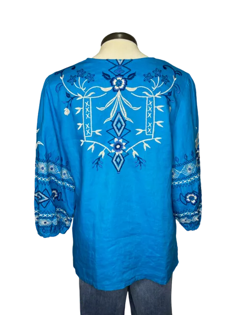 Blue Lagoon Taria Relaxed Blouse