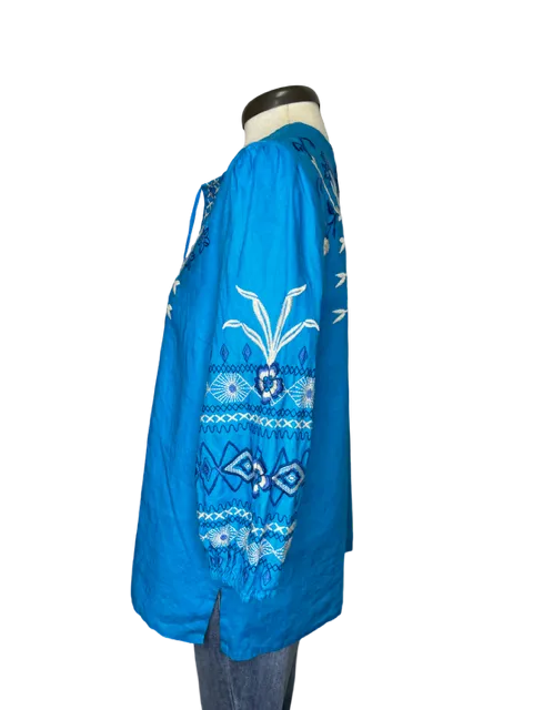 Blue Lagoon Taria Relaxed Blouse
