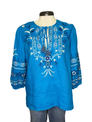 Blue Lagoon Taria Relaxed Blouse