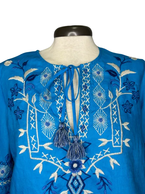 Blue Lagoon Taria Relaxed Blouse