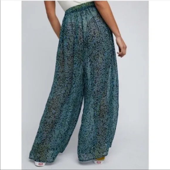 BNWOT Free People Sleepin In Pant black combo XS
