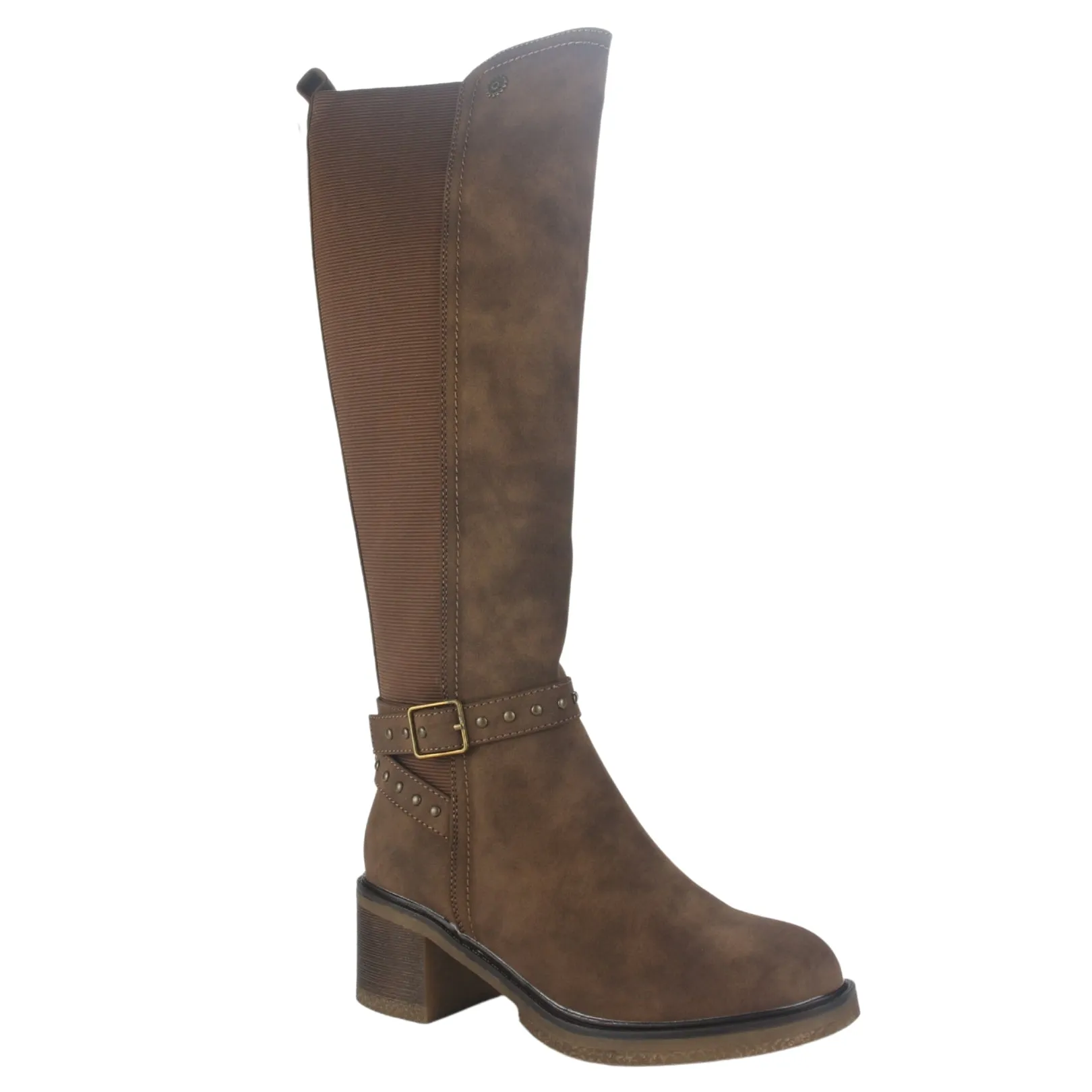 Bota Chalada Mujer Crepe-10 café Casual