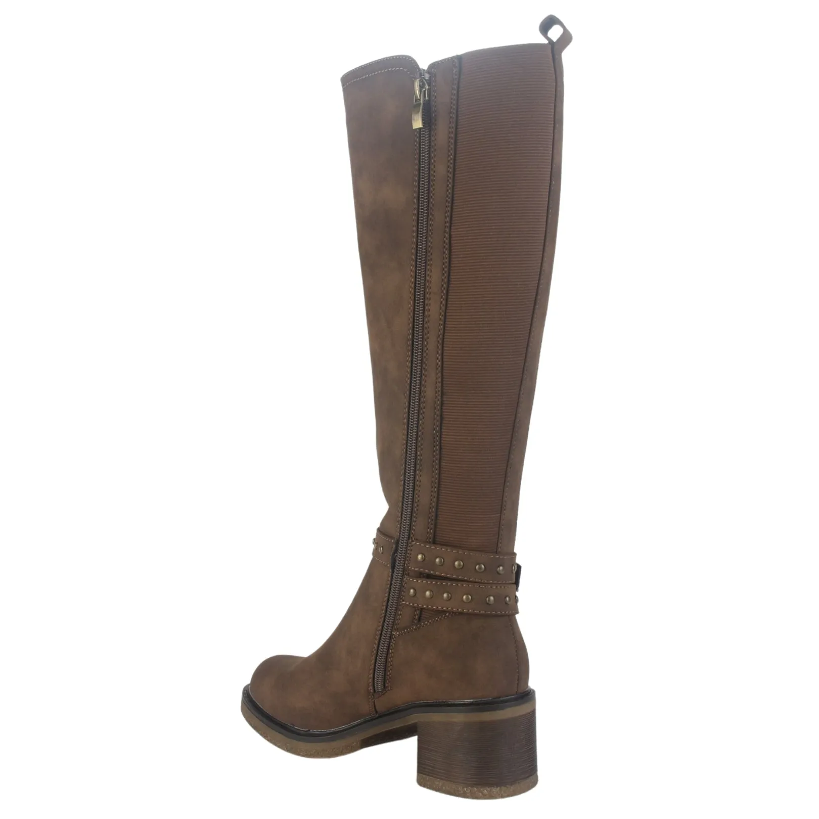 Bota Chalada Mujer Crepe-10 café Casual