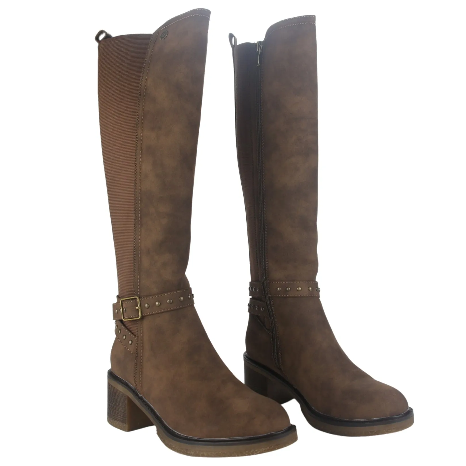 Bota Chalada Mujer Crepe-10 café Casual