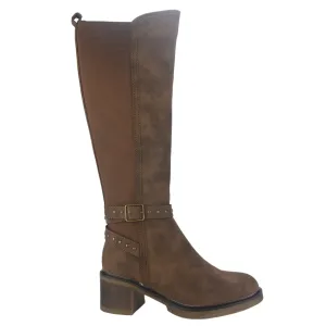 Bota Chalada Mujer Crepe-10 café Casual
