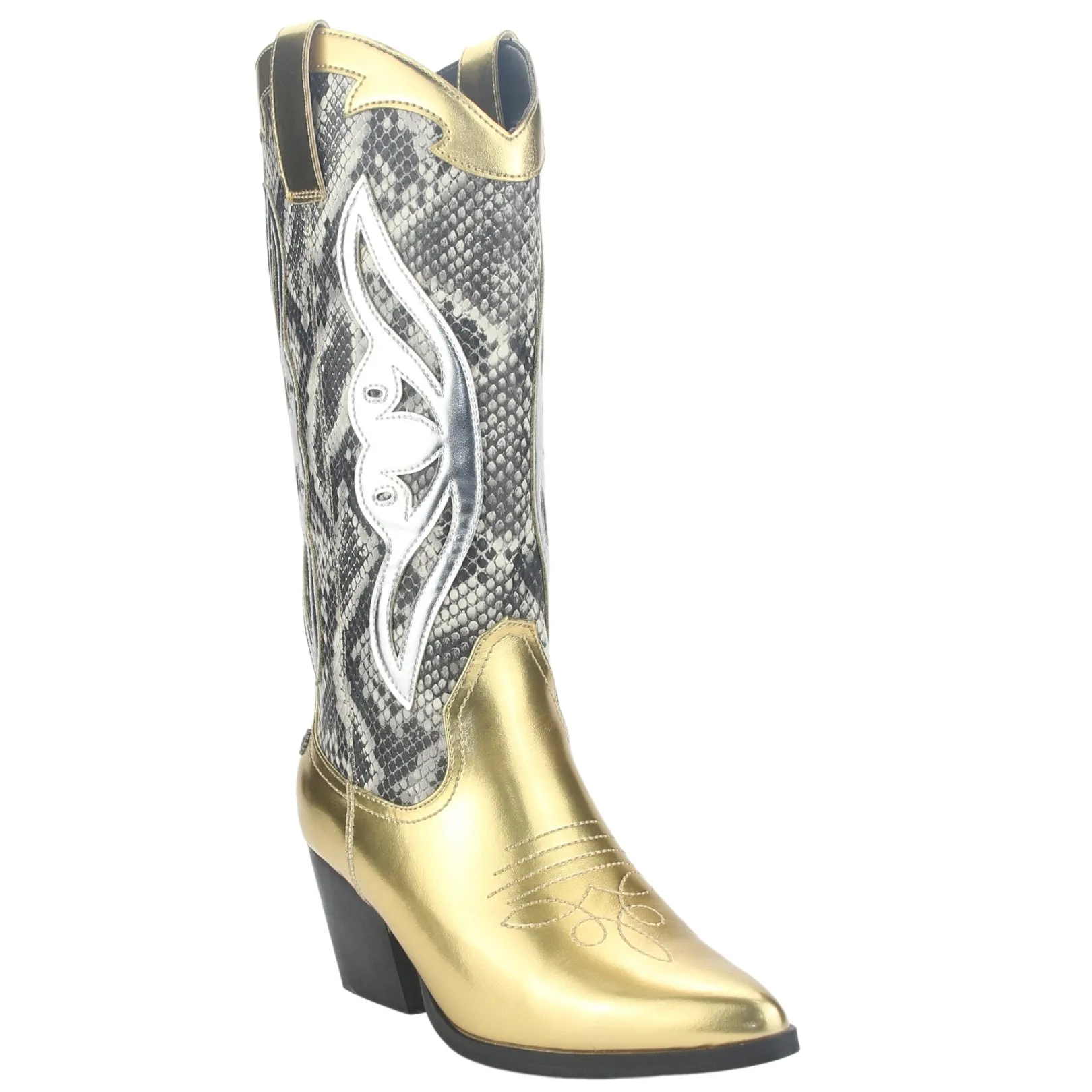 Bota Chalada Mujer Westnew-1 Dorado Casual