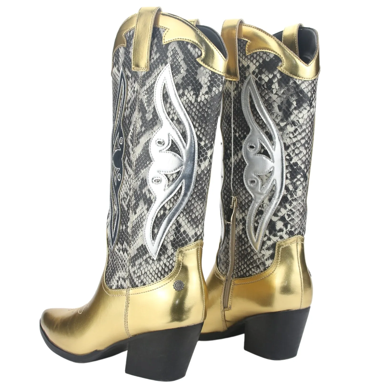Bota Chalada Mujer Westnew-1 Dorado Casual