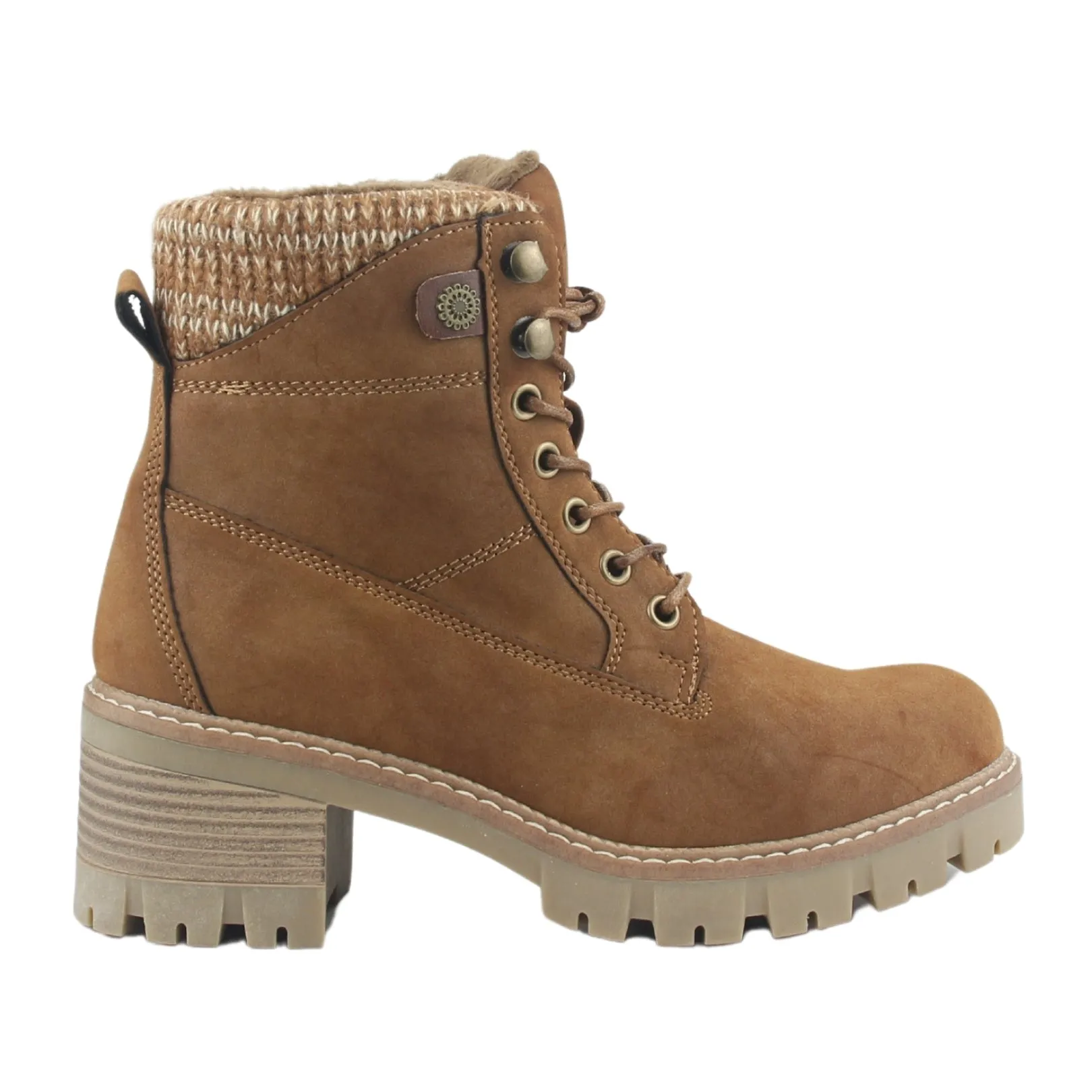 Botin Chalada Mujer Sindy-1 Café Casual