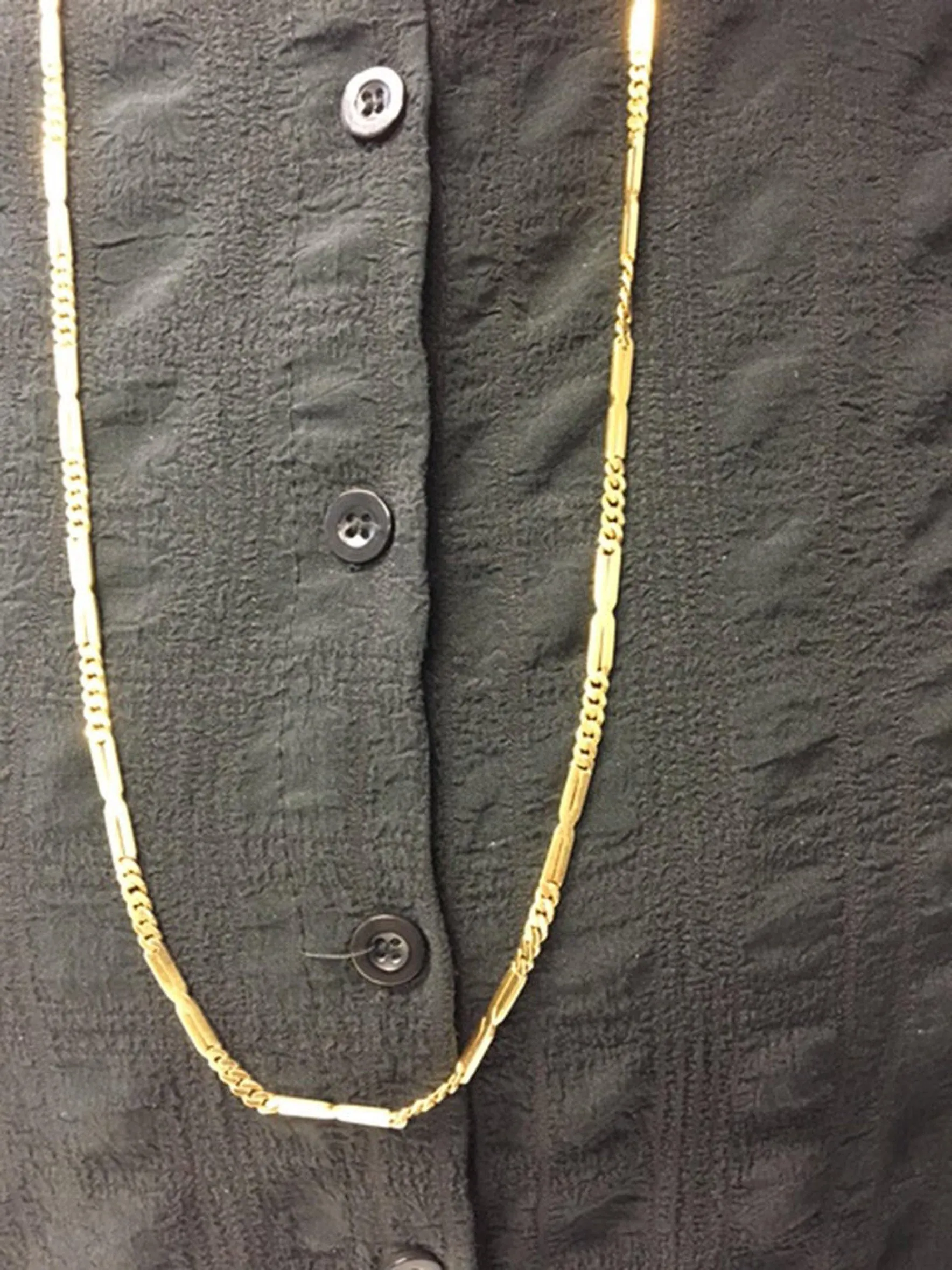 Cartier 1980s 18 Karat Gold Long Chain Necklace