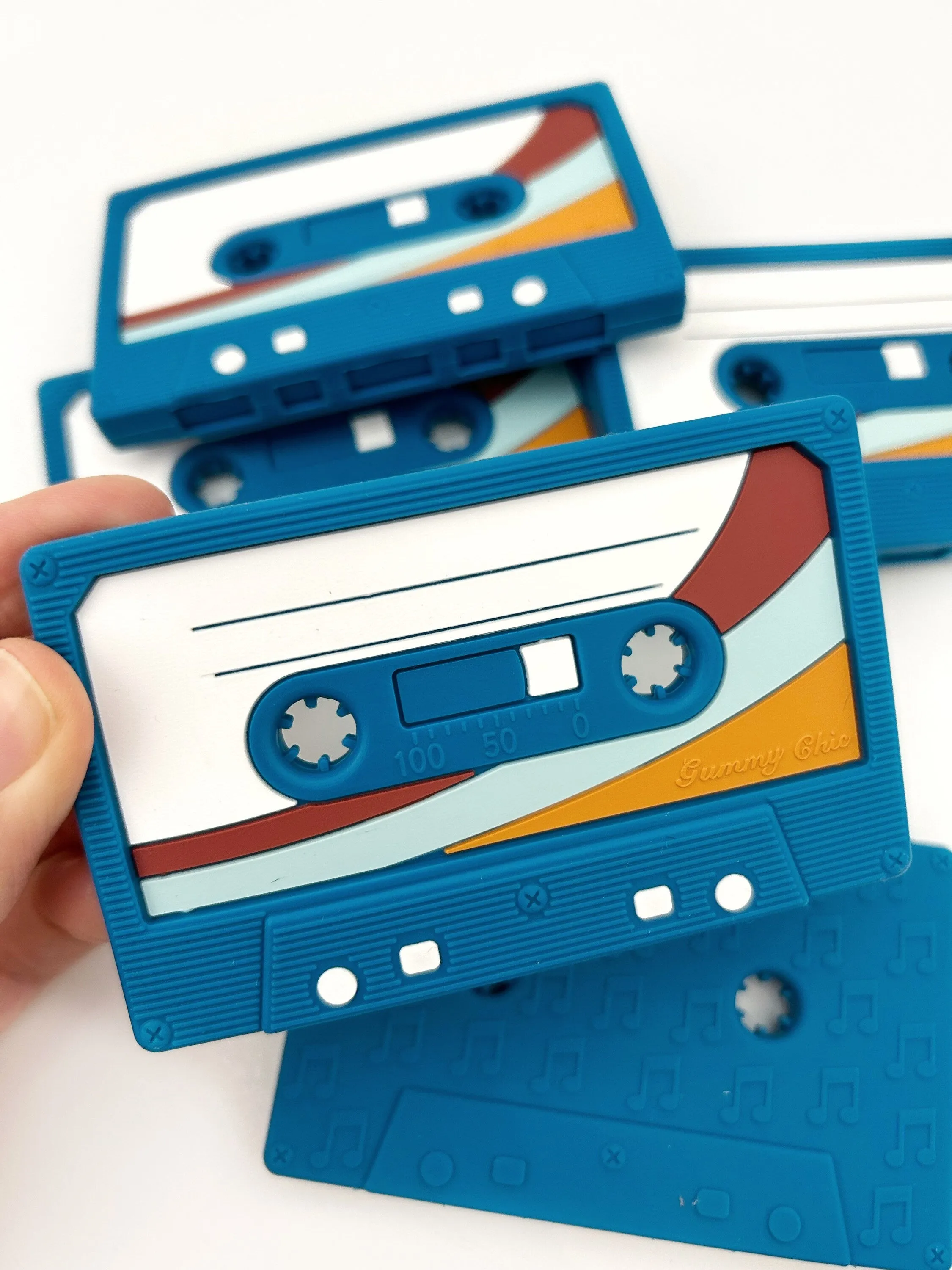 Cassette Tape Sensory Chew Pendant