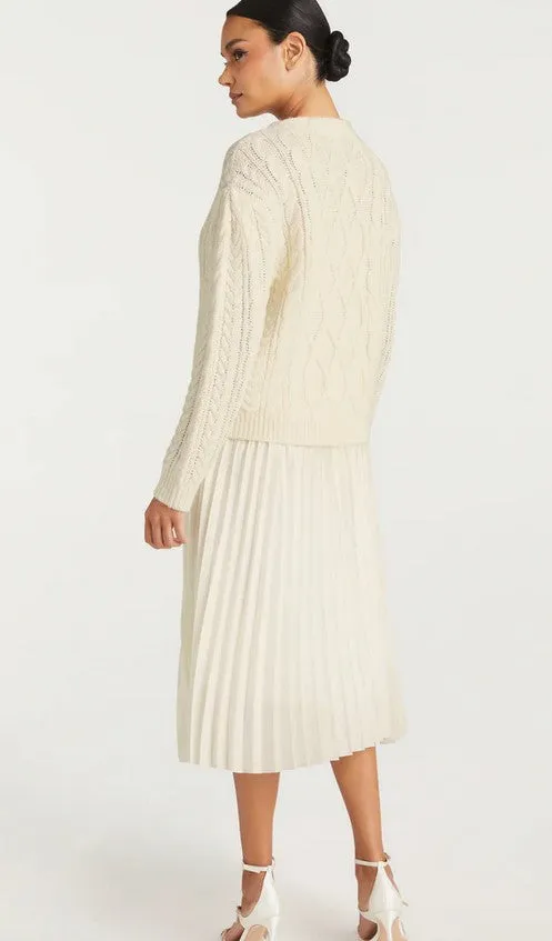 Cinq a Sept Amandine Cardigan Dress - Ivory