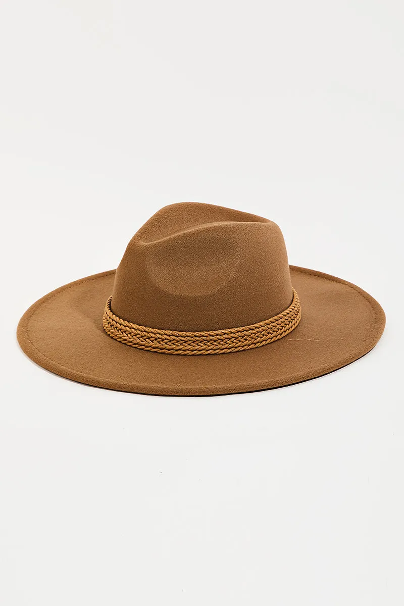 Classic Charm Braided Brim Detailing Hat (Assorted Colors)