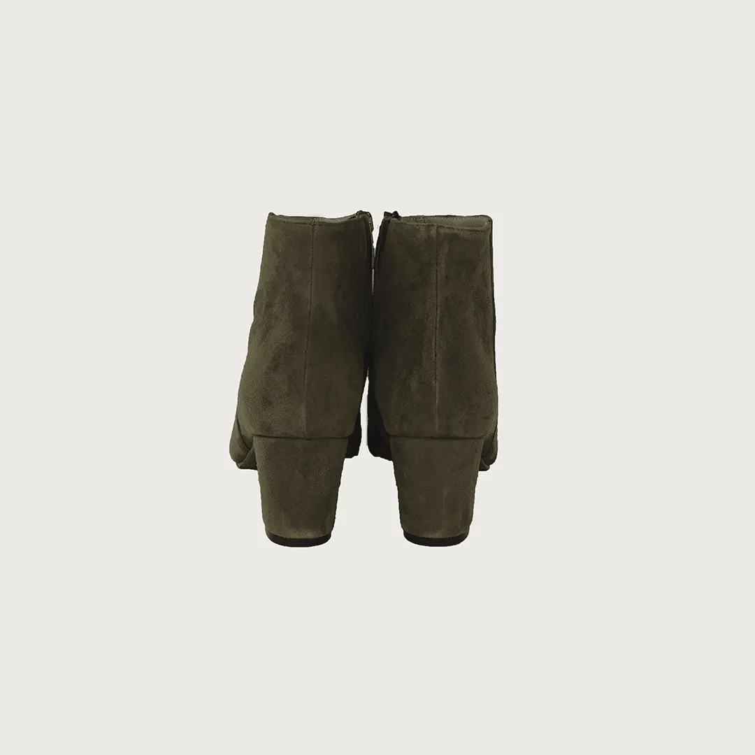 CLAUDIA MILITARY GREEN  SUEDE