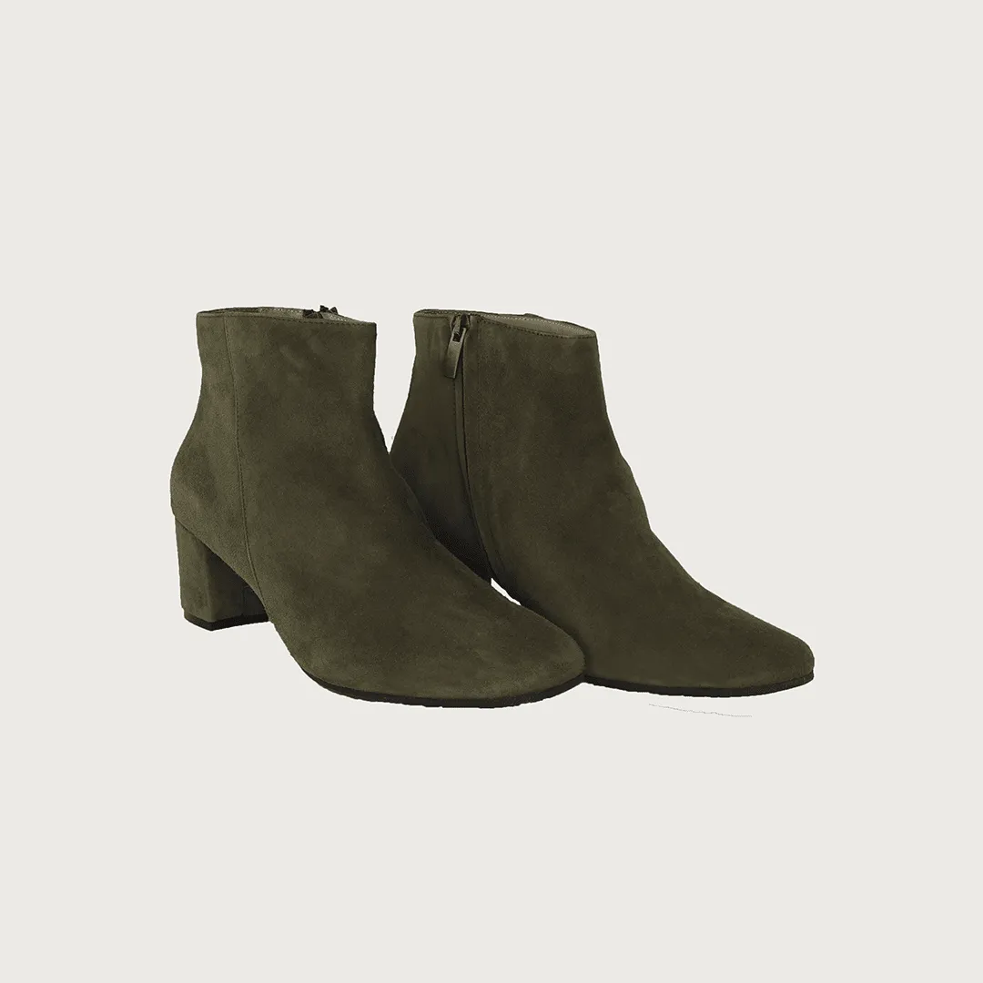 CLAUDIA MILITARY GREEN  SUEDE