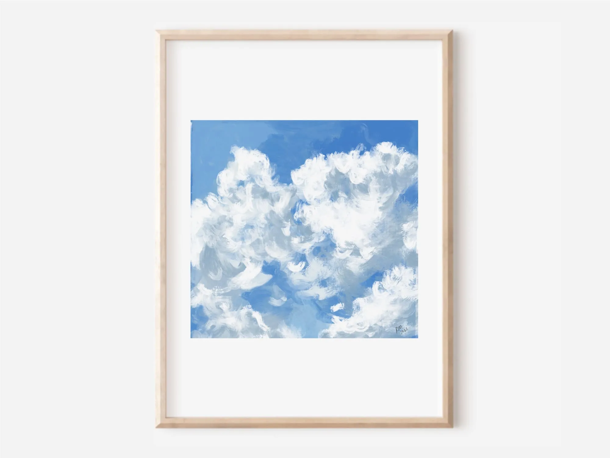 CLOUDS - Art Print