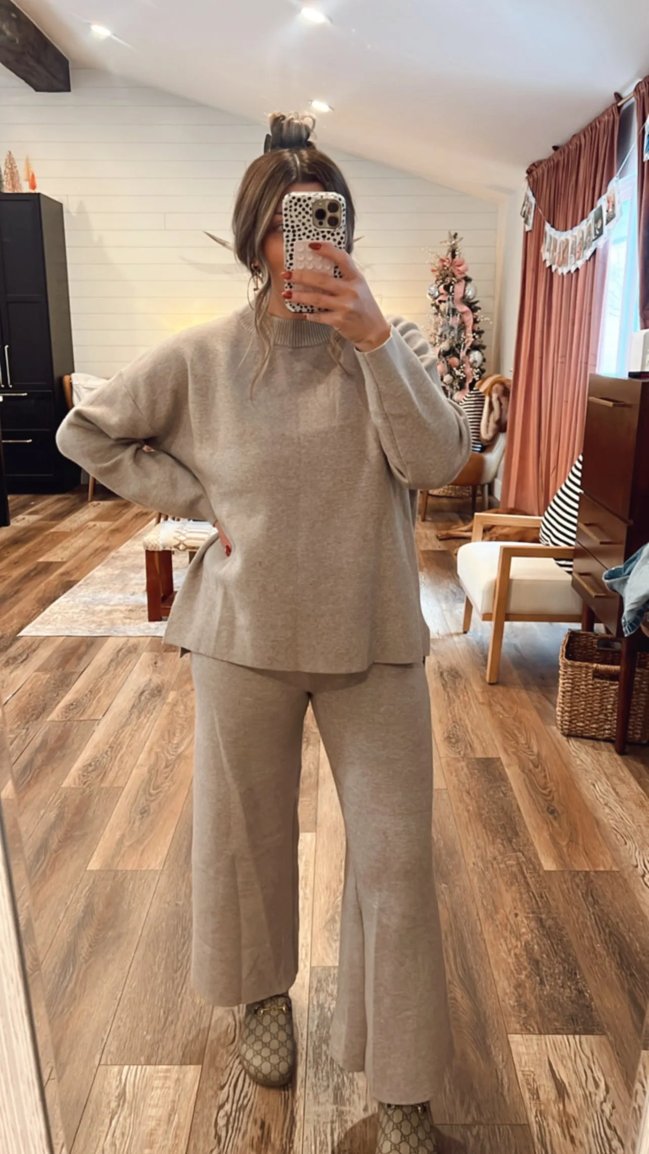 Country Club Mock Sweater - Mocha