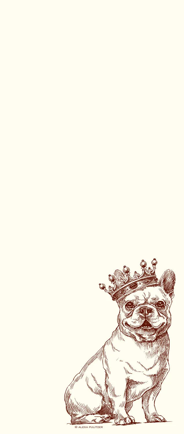 Customizable Royal French Bulldog Long Pad 3-Pack