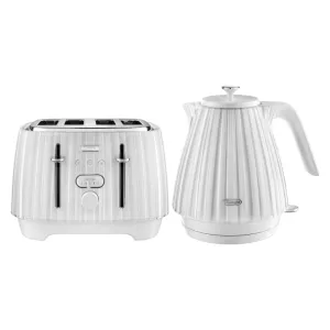 Delonghi Ballerina Kettle And Toaster Set White