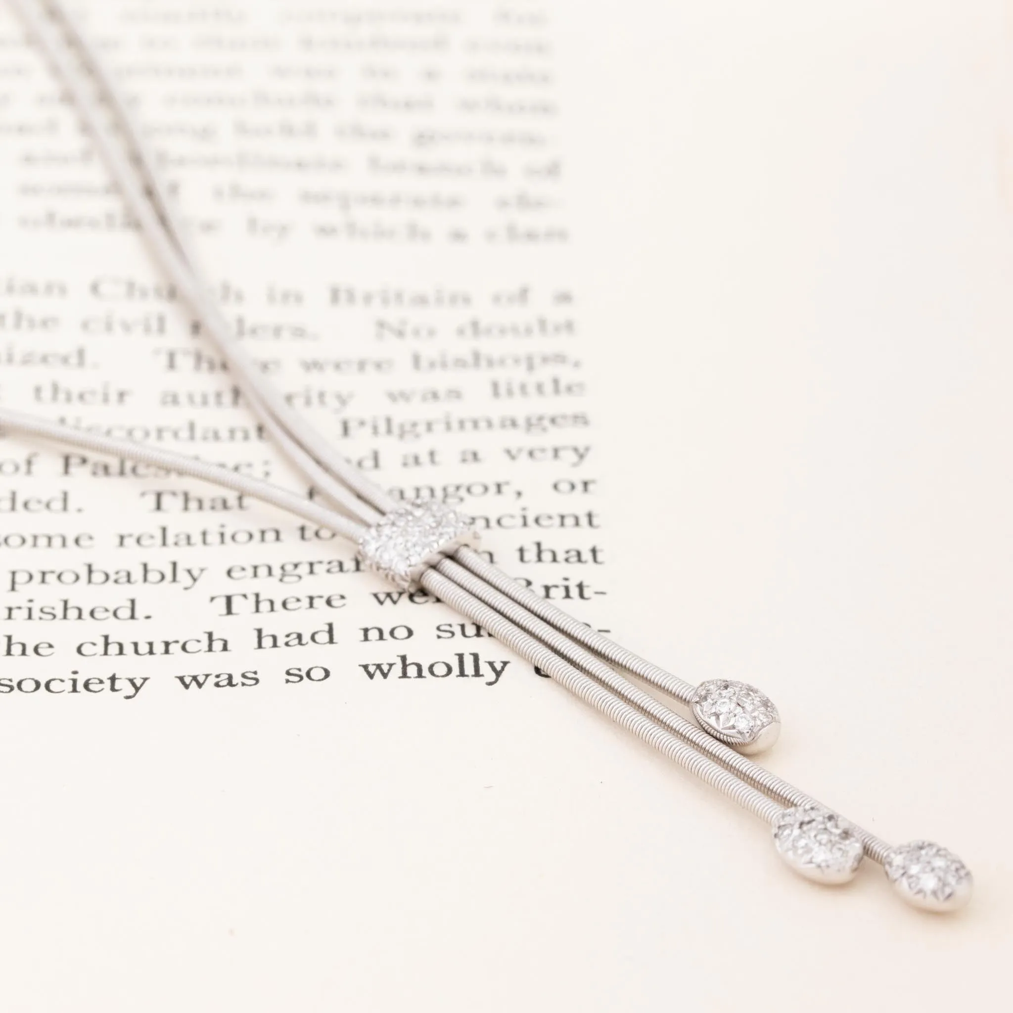 Diamond Lavaliere Necklace by Marco Bicego