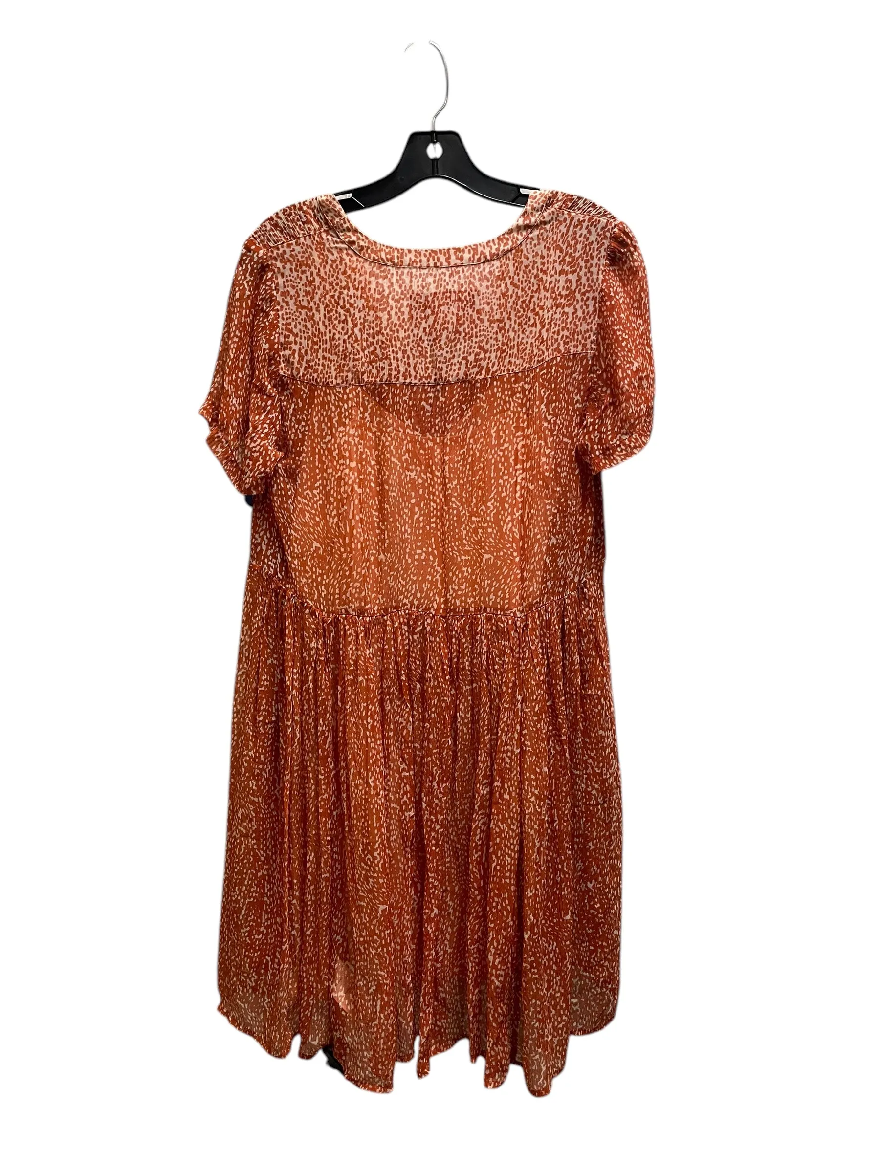 Dress Casual Short By Maeve In Orange, Size: S