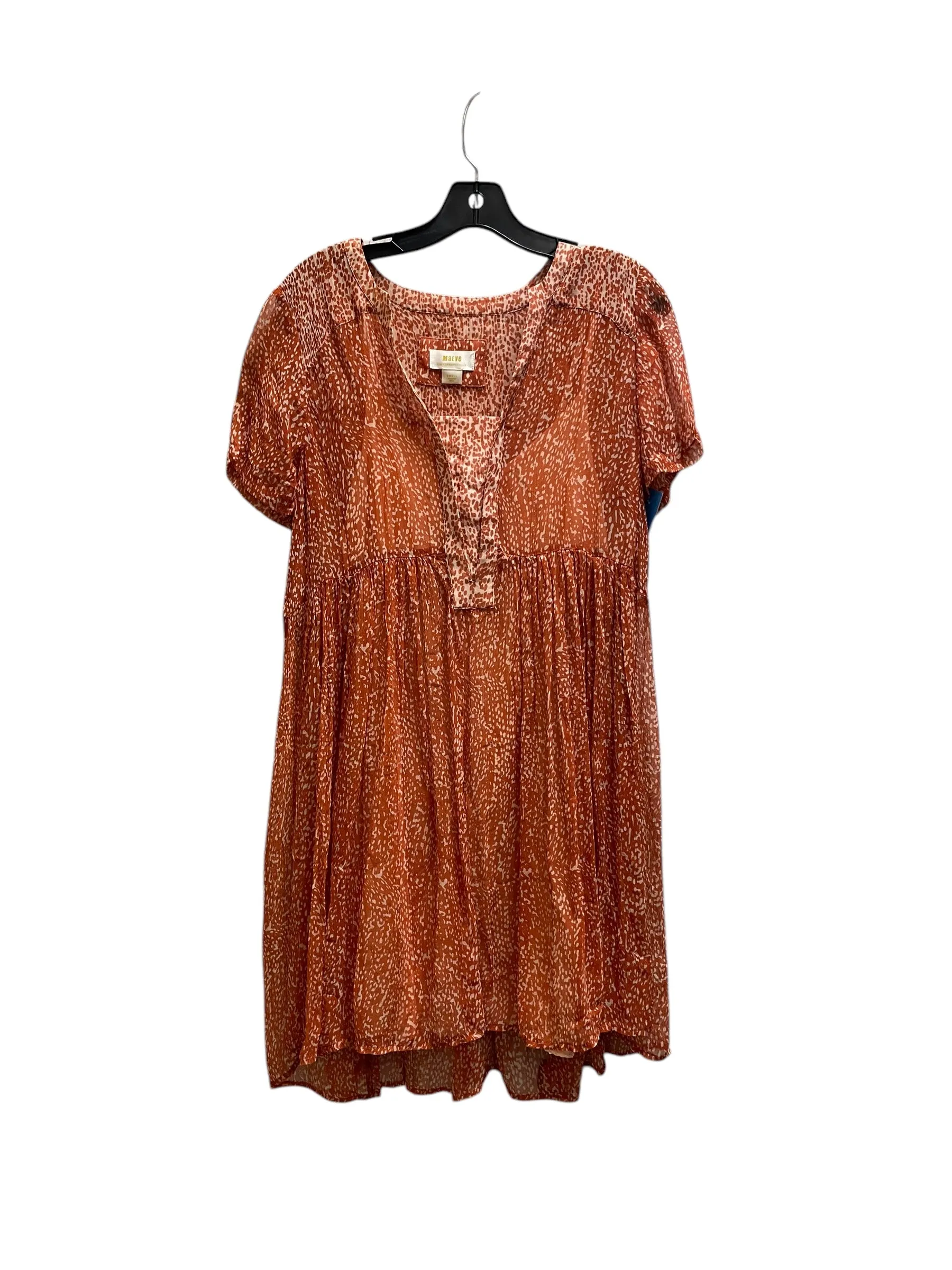 Dress Casual Short By Maeve In Orange, Size: S