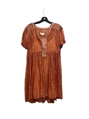 Dress Casual Short By Maeve In Orange, Size: S