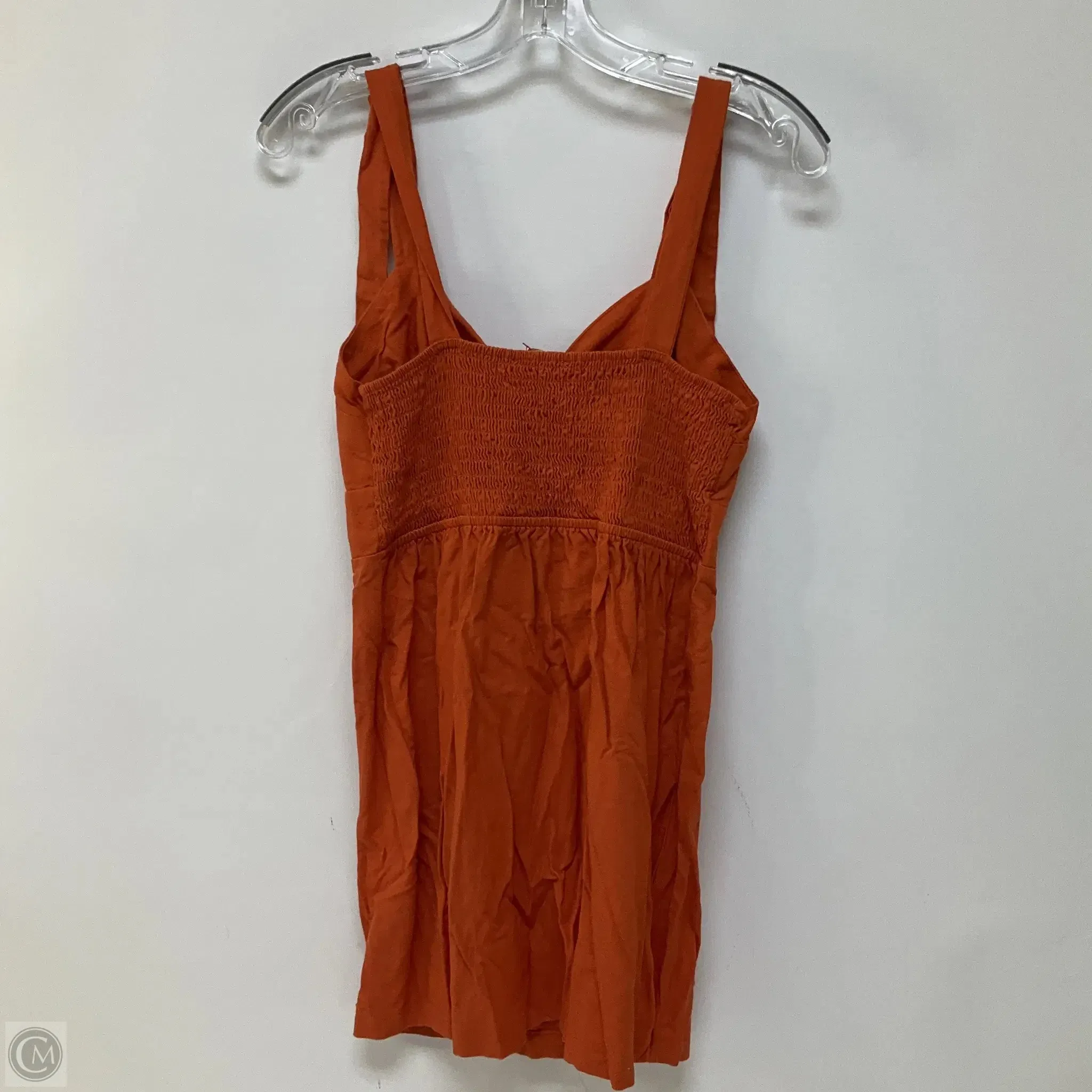 Dress Casual Short By Monteau In Orange, Size: M